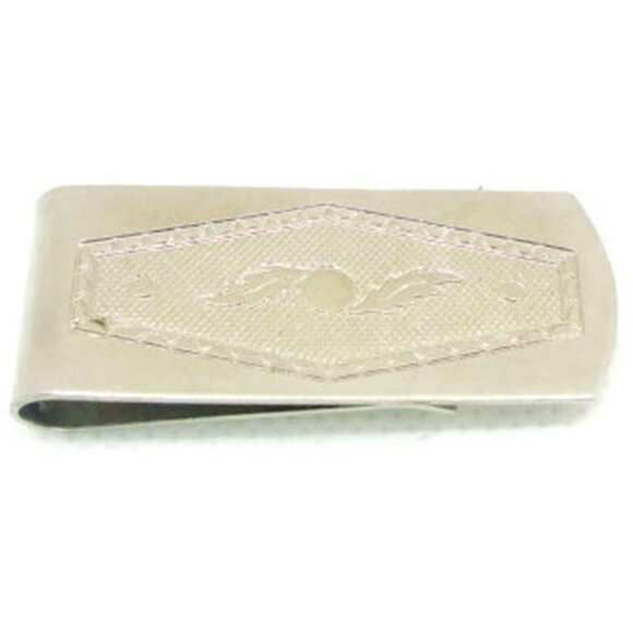 Money Clip Stainless Steel Silver Tone Wallet Credit Card ID Cash Holder Men - Picture 2 of 9